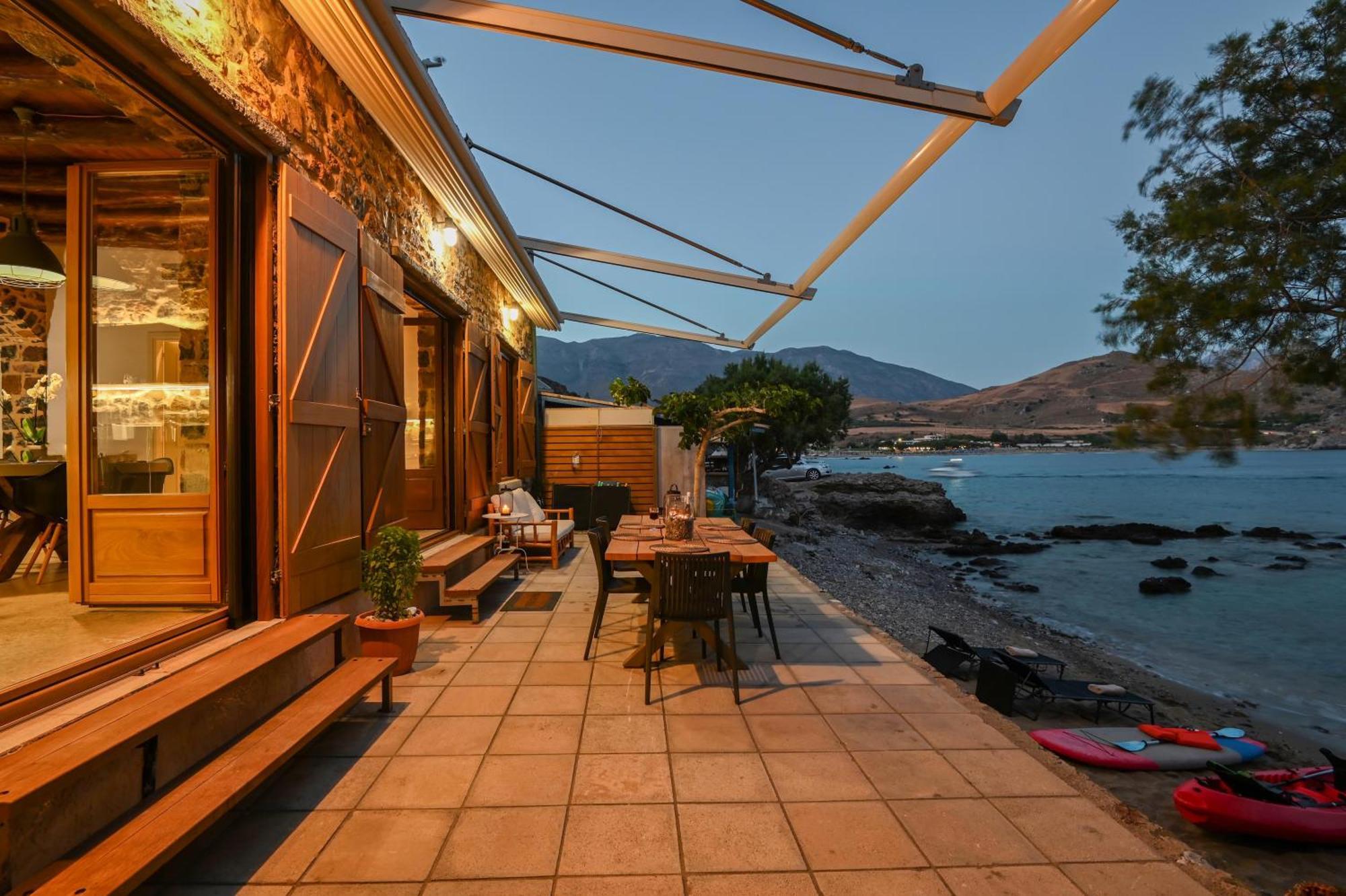 Palio Damnoni Seafront House Villa Exterior photo